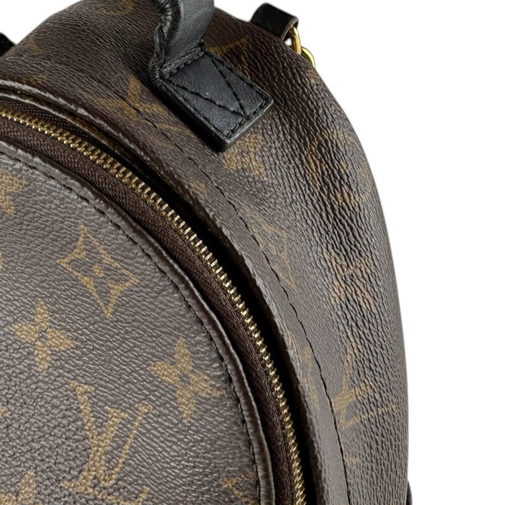 LOUIS VUITTON Brown Monogram Canvas Backpack - Picture 7 of 13